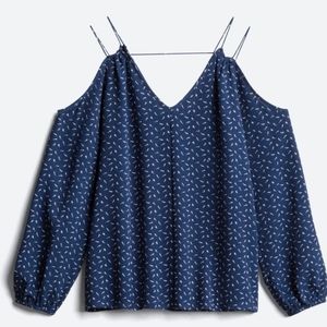 Open shoulder blouse